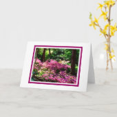 Spring Walk Blank Wenskaart Kaart (Gele Bloem)