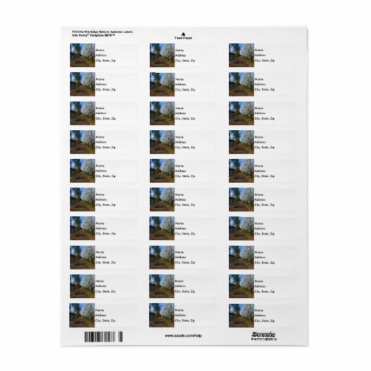 Spring Walk Etiket (Full Sheet)