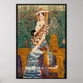 Spring Warmth Chen Yongle oostervrouw en kind Poster (Voorkant)