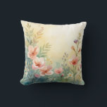 Spring Watercolor Kussen<br><div class="desc">Spring time is near</div>