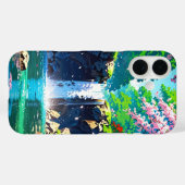 Spring Waterfall - Anime Landschap Case-Mate iPhone Case (Achterkant (horizontaal))