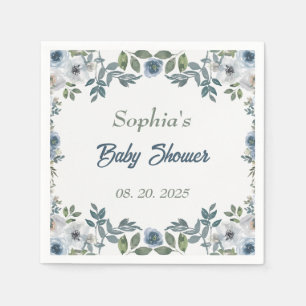 Spring Waterverf Baby shower Servet