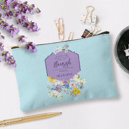 Spring Waterverf Bloemen Bijbelvers gepersonalisee Etui