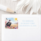 Spring Waterverf Condor retouradres Etiket (Insitu)