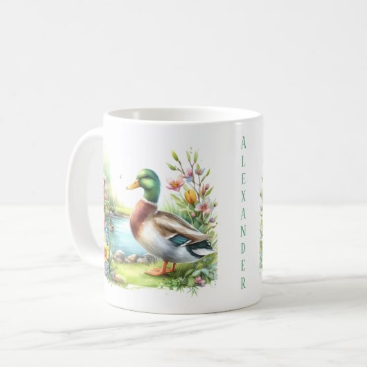 Spring Waterverf Duck - Kind Mok (Voorkant links)