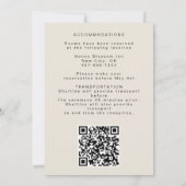 Spring Waterverf Floral Elegant Mountains Wedding Kaart (Achterkant)