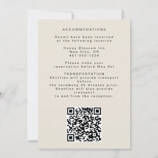 Spring Waterverf Floral Elegant Mountains Wedding Kaart (Achterkant)