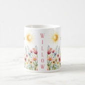 Spring Waterverf Konijn - Gepersonaliseerd Kind Mo Koffiemok (Center)