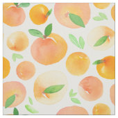 Spring Waterverf Peaches Pattern Fabric Stof (Swatch)