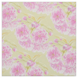 Spring waterverf roze bloesem bloeit stof
