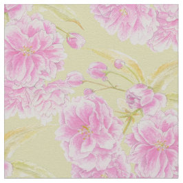 Spring waterverf roze bloesem bloeit stof