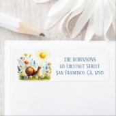 Spring Waterverf slak retour adres Etiket (Insitu)