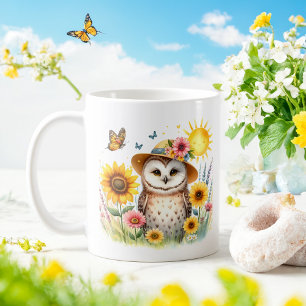 Spring Waterverf Uil - Kind Mok