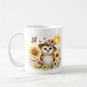 Spring Waterverf Uil - Kind Mok (Links)