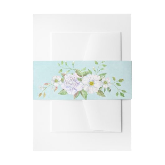 Spring Wedding Belly Band Uitnodigingen Wikkel (Voorkant Voorbeeld)