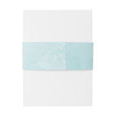 Spring Wedding Belly Band Uitnodigingen Wikkel (Achterkant Voorbeeld)