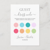 Spring Wedding Dress Code insert kaart (Voorkant)