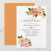 Spring Wedding Floral Rehearsal Kaart (Voorkant / Achterkant)