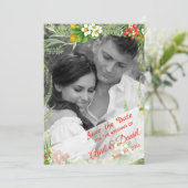 Spring Wedding Foto Sla de datum op Save The Date (Staand voorkant)