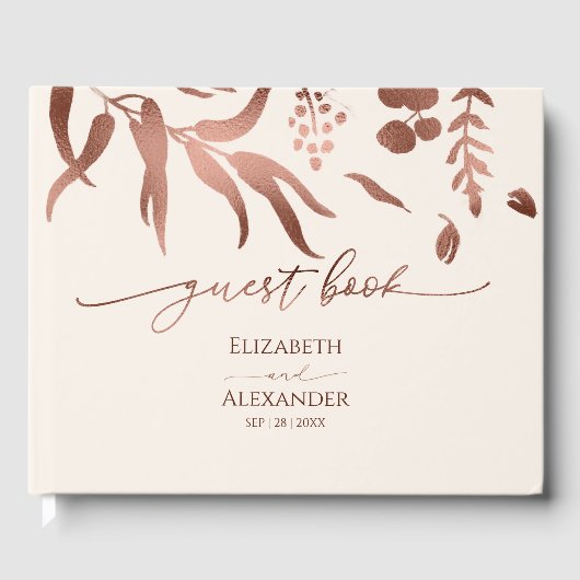 Spring Wedding Gastenboek Wildflower (Voorkant)