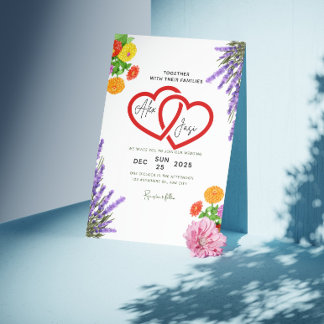 ✨ Spring Wedding Invitation Kaart