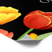 Spring Wedding Kies een stoel niet een kant gepers Poster (Hoek)
