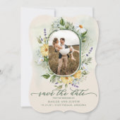 Spring Wedding Kleurrijke Wildflower Bloemen Trend Save The Date (Voorkant)