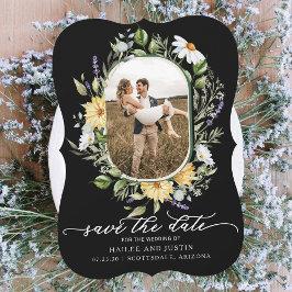 Spring Wedding Kleurrijke Wildflower Bloemen Trend Save The Date
