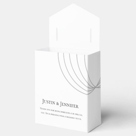 Spring Wedding Rehearsal Dinner Bedankdoosjes (Geopend)