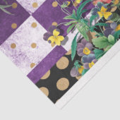 Spring Whimsy checkt papier voor afgedankte weefse (Detail)