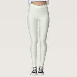 Spring Whisper Groen Effen Kleur Leggings