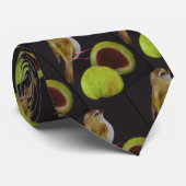 Spring Whispers Tie – Uguisu & Mochiうぐいす餅 Stropdas (Opgerold)