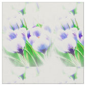 Spring White Crocus Stof (Close Up)