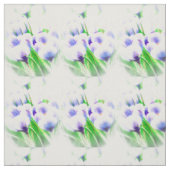 Spring White Crocus Stof (Swatch)