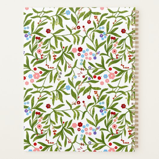 Spring White Garden Planner (Achterkant)