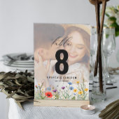 Spring Wild Flower Meadow Trouwtafel Nummer
