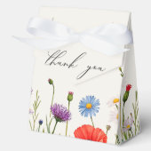 Spring Wild Flower Meadow Wedding Bedankdoosjes (Voorkant)