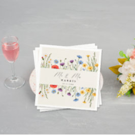 Spring Wild Flower Meadow Wedding Servet