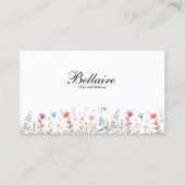 Spring Wild Flowers Make-up Artist Visitekaartje (Voorkant)
