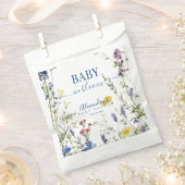 Spring Wildbloemen Baby in Bloom Baby shower Bedankzakje (Geknipt)