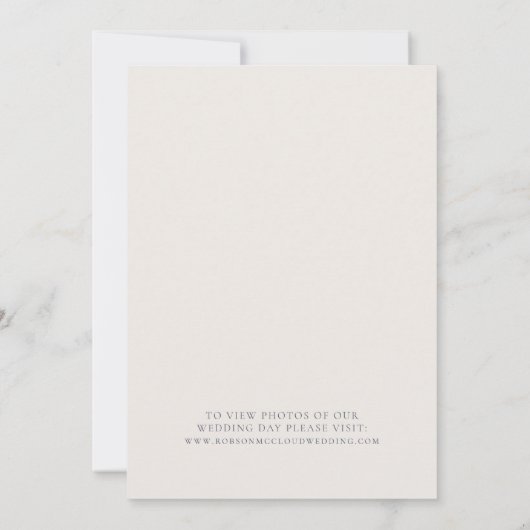 Spring Wildflower | Aankondiging van de witte neer (Achterkant)