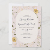 Spring Wildflower | Alles in één weddenschap uitno Kaart (Voorkant)