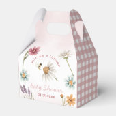 Spring Wildflower Baby shower Favor Box Bedankdoosjes (Voorkant Zijde)