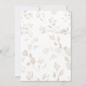 Spring Wildflower Baby shower Kaart (Achterkant)