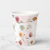 Spring Wildflower Baby shower papieren bekers (Rechts)