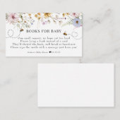 Spring Wildflower | Baby shower van bijen | Boekaa Informatiekaartje (Voorkant / Achterkant)
