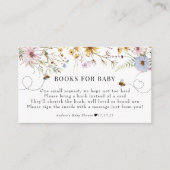 Spring Wildflower | Baby shower van bijen | Boekaa Informatiekaartje (Voorkant)