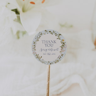 Spring Wildflower   Blauw dank u voor de sticker