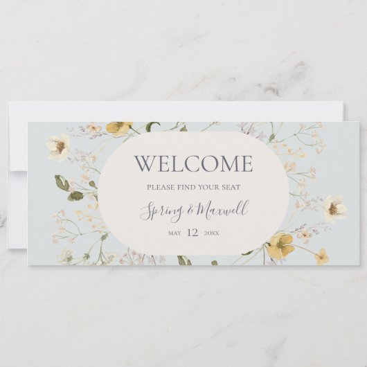 Spring Wildflower | Blauw draaiend zitrooster (Achterkant)