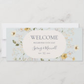 Spring Wildflower | Blauw draaiend zitrooster (Voorkant)